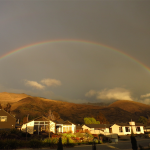 Rainbow over Wanaka